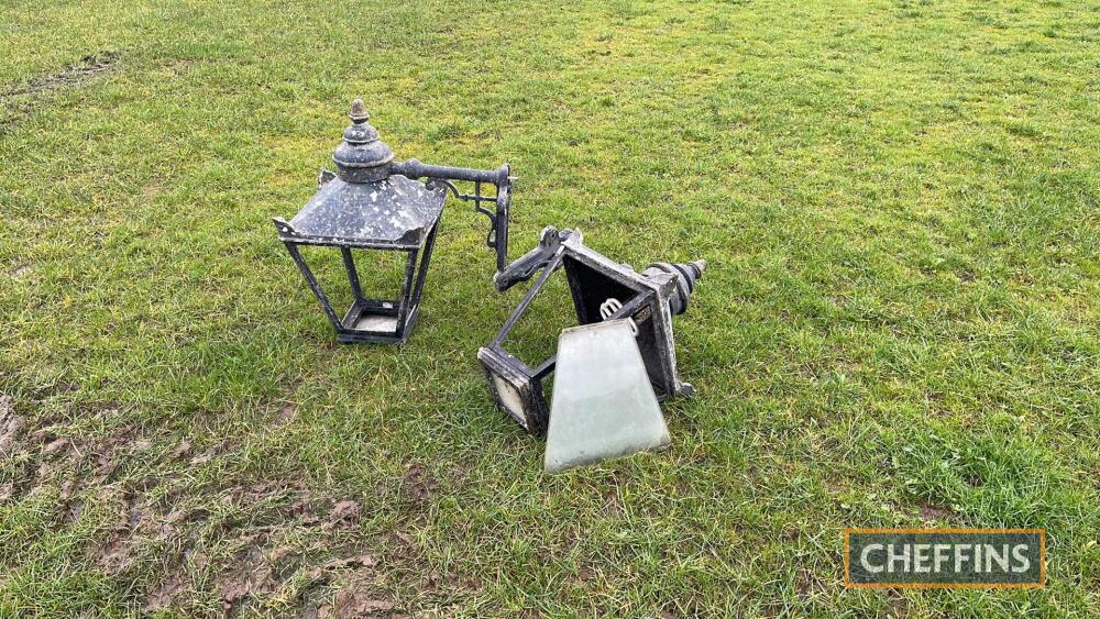 Pr. of Wall Lanterns UNRESERVED LOT Preston Collective Machinery Sale