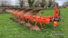 2013 Kuhn MM153 6furrow plough Serial No. D0123