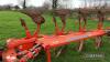 2013 Kuhn MM153 6furrow plough Serial No. D0123 - 6