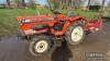 Hinomoto E2004 compact lawn tractor Hours: 1,366 Serial No. 00823 - 3