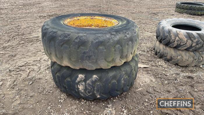 Pr. of 17.5x25 Wheels & Tyres UNRESERVED LOT