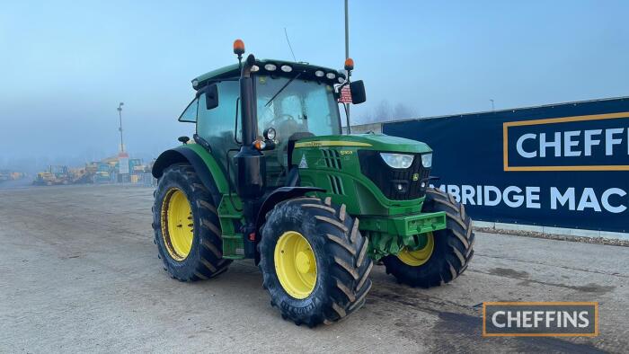 John Deere 6130R Tractor c/w 50k, Auto Quad, TLS, autotrac ready, ATB Reg. No. ST17 WXO Ser. No. 1LO6130RPHN883360