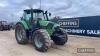 2014 Deutz 6210 Tractor c/w 50kph, 200hp, 620/70x42 tyres Hours: approx 4925 Reg. No. KX14 DZY Ser. No. WSXAZ60200LD50017