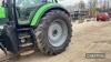 2014 Deutz 6210 Tractor c/w 50kph, 200hp, 620/70x42 tyres Hours: approx 4925 Reg. No. KX14 DZY Ser. No. WSXAZ60200LD50017 - 7