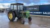 John Deere 1640 Tractor c/w PUH, drawbar, power steering Reg. No. EGA1034 Ser. No. 298484L