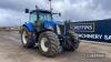 New Holland TG255 Tractor c/w registration documents in office Reg. No. YX54 DYB Ser. No. JAW132665