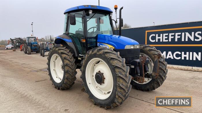 2008 New Holland TD90D Equal Wheeled Tractor Reg. No. DL08 YED Ser. No. HFD050042 D7C7AA