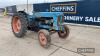 1955 Fordson Diesel Major 4cyl. Tractor c/w original TBJ 462 hand book & old style log book Ser. No. 1359180