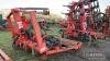 2016 Mastek Slurry Mate 5 leg Cultivator c/w slurry injectors, front spring loaded discs, hydraulic autoreset subsoiler tines and hydraulic adjustable rear flat press roller. Hydraulic slurry macerator distribution head and pipe guide bracket. Ser. No. - 2