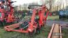 2016 Mastek Slurry Mate 5 leg Cultivator c/w slurry injectors, front spring loaded discs, hydraulic autoreset subsoiler tines and hydraulic adjustable rear flat press roller. Hydraulic slurry macerator distribution head and pipe guide bracket. Ser. No. - 7