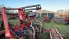 2016 Mastek Slurry Mate 5 leg Cultivator c/w slurry injectors, front spring loaded discs, hydraulic autoreset subsoiler tines and hydraulic adjustable rear flat press roller. Hydraulic slurry macerator distribution head and pipe guide bracket. Ser. No. - 16