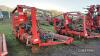 2017 Mastek Slurry Mate 5 leg Cultivator c/w slurry injectors, front spring loaded discs, hydraulic autoreset subsoiler tines and hydraulic adjustable rear flat press roller. Hydraulic slurry macerator distribution head and pipe guide bracket. Ser. No. - 2