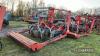 2017 Mastek Slurry Mate 5 leg Cultivator c/w slurry injectors, front spring loaded discs, hydraulic autoreset subsoiler tines and hydraulic adjustable rear flat press roller. Hydraulic slurry macerator distribution head and pipe guide bracket. Ser. No. - 13