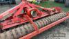 2001 Kuhn HR4003D 4m power harrow with packer roller Serial No. A1709 - 14