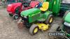 John Deere 455 Diesel HST 54in Cut c/w collection mower, power steering Hours: approx 720 Ser. No. CH3029DO8755