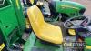 John Deere 455 Diesel HST 54in Cut c/w collection mower, power steering Hours: approx 720 Ser. No. CH3029DO8755 - 14