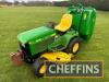 John Deere 455 Diesel HST 54in Cut c/w collection mower, power steering Hours: approx 720 Ser. No. CH3029DO8755 - 15