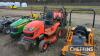 Kubota G23 Diesel Ride on Lawnmower c/w high tip grass box & mulching deck