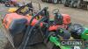 Kubota G23 Diesel Ride on Lawnmower c/w high tip grass box & mulching deck - 4