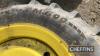 Setof 4no. pr 380/90R50 rear and 380/85R34 front wheels and tyres - 9