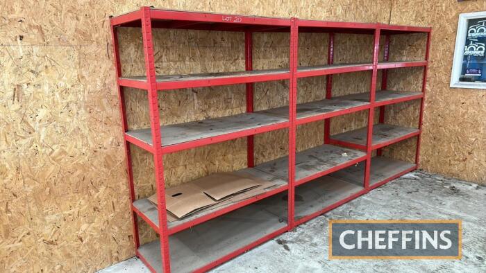 Qty Steel Shelving