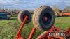 1997 Kuhn HR4002D power harrow with packer roller and transport kit - 34