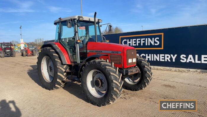 Massey Ferguson 4270 Tractor Reg. No. SV02 HKW Ser. No. K29513