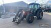 2005 Massey Ferguson 4455 4wd Tractor c/w 16.9 R34 & 13.6 R24 wheels, air con, fitted with a MXU 75U loader Hours: approx 3200 Reg. No. WU05 AOB Ser. No. R14302 UNRESERVED LOT - 4