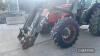 2005 Massey Ferguson 4455 4wd Tractor c/w 16.9 R34 & 13.6 R24 wheels, air con, fitted with a MXU 75U loader Hours: approx 3200 Reg. No. WU05 AOB Ser. No. R14302 UNRESERVED LOT - 5