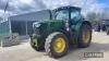 2015 John Deere 6215R Tractor c/w Auto Power, 50k, air brakes, autotrac ready, front linkage, front PTO Reg. No. AU15 DVO Ser. No. 1LO6215REFR818777 - 4