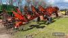 2001 Kuhn Challenger 9 Furrow Wagon Plough c/w auto reset bodies, rear discs, Pr. of transporting wheels. Direct from farm Ser. No. E09455 - 9