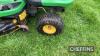 John Deere X120 42ins ride-on mower - 8