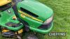 John Deere X120 42ins ride-on mower - 9