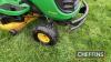 John Deere X155 42ins ride-on mower - 8