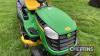 John Deere X155 42ins ride-on mower - 9