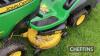 John Deere X155 42ins ride-on mower - 11