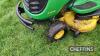 John Deere X155 42ins ride-on mower - 27