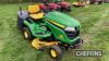 John Deere X305R 42ins ride-on mower