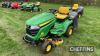 John Deere X305R 42ins ride-on mower - 3