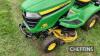 John Deere X305R 42ins ride-on mower - 12