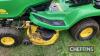 John Deere X305R 42ins ride-on mower - 14