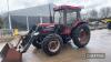 1992 Case 895XL Super 4wd Tractor c/w air con, recent tyres fitted, Quicke loader and bucket, registration documents in office Reg. No. K459 PBB Ser. No. JJE0009826 UNRESERVED LOT - 6