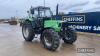 1992 Deutz Agro Prima 6.06 Tractor c/w 40k gearbox, front fenders. Direct from poultry farm, registration documents in office Hours: approx 6910 Reg. No. K583 HVF Ser. No. 76371150 UNRESERVED LOT