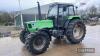 1992 Deutz Agro Prima 6.06 Tractor c/w 40k gearbox, front fenders. Direct from poultry farm, registration documents in office Hours: approx 6910 Reg. No. K583 HVF Ser. No. 76371150 UNRESERVED LOT - 6