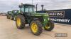 1990 John Deere 3350 Tractor c/w registration documents and manual in office Hours: approx 9300 Reg. No. G159 MNG Ser. No. L03350U707348