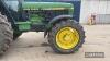 1990 John Deere 3350 Tractor c/w registration documents and manual in office Hours: approx 9300 Reg. No. G159 MNG Ser. No. L03350U707348 - 15