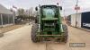 John Deere 6830 Tractor c/w JD 653 loader, TLS, Power Quad Reg. No. WA59 CXV Ser. No. LO6830G616983 - 2