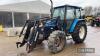 New Holland 7635 4wd Tractor c/w Bomford C3618P power loader Reg. No. P225 NRH Ser. No. 001089554 ENGINE FAULT - 4