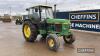 John Deere 2650 2wd Tractor c/w MC1 cab, 8 speed floor change, 16.9 R34 & 10.00x16, registration documents in office Reg. No. D670 NYD Ser. No. LO2650G608548 - 11