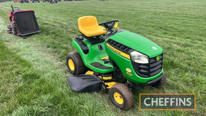 John Deere X105 ride-on tractor